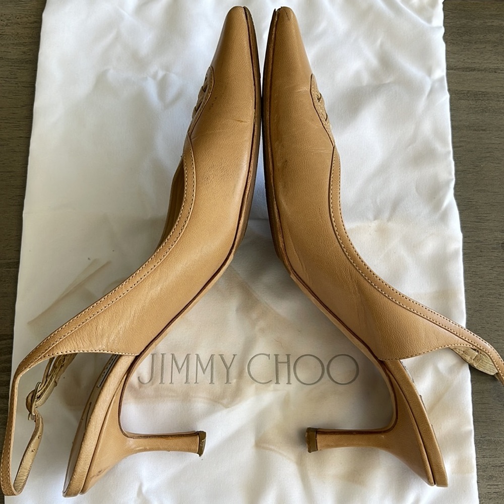 Jimmy Choo Tan Heels - Picture 4 of 9